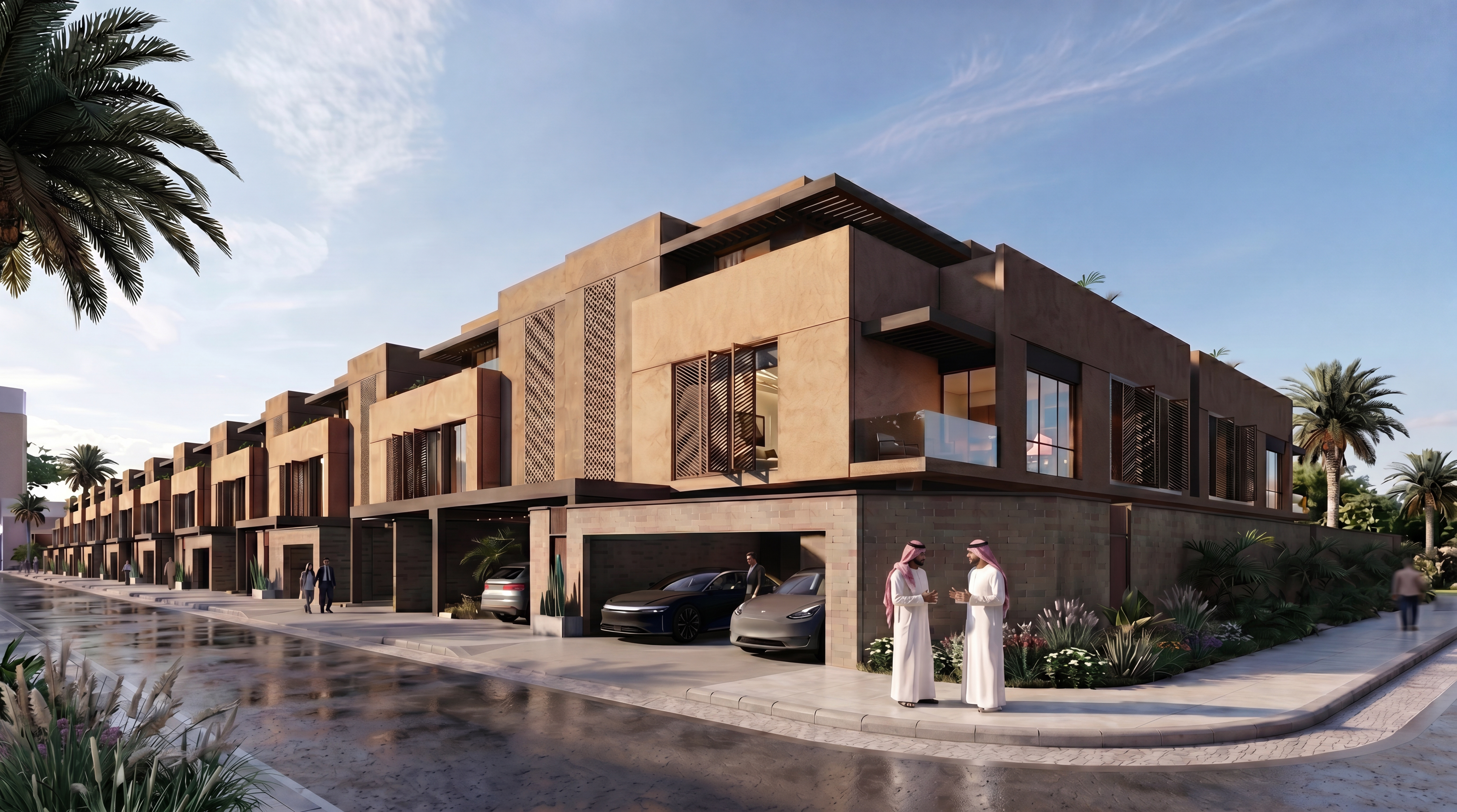 Modern residential and commercial property project by Baghlaf Projects